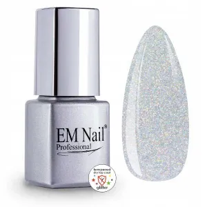 Em Nail Tempered Dry Top Coat hartowany Glitter 6 ml