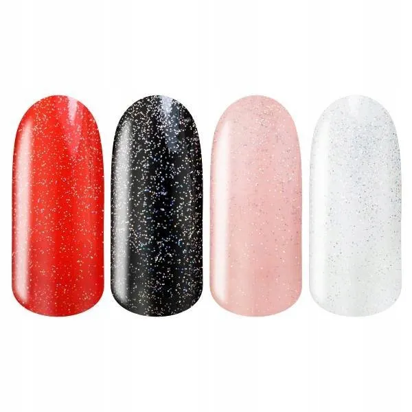 Em Nail Tempered Dry Top Coat hartowany Glitter 6 ml