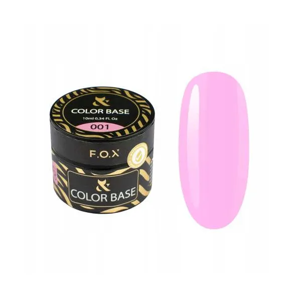 Fox Baza Kolorowa Color Base 001 Jasny Liliowy 10 ml
