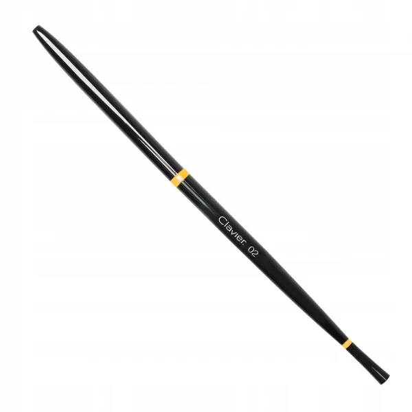Clavier Pędzelek Do Żelu Okrągły Czarny 02 9 mm/ 6 mm