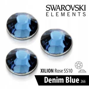Ozd. Cyrkonie Swarovski SS10 266 Denim Blue 50 szt