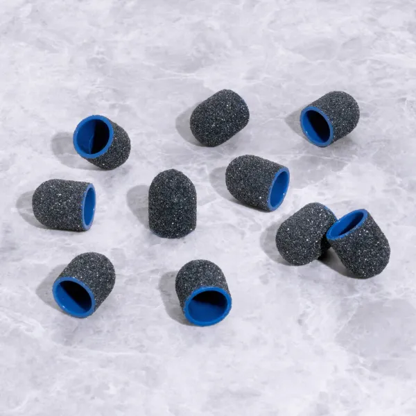Kapturki Do Pedicure Szare 10 mm 80 grit 10 szt