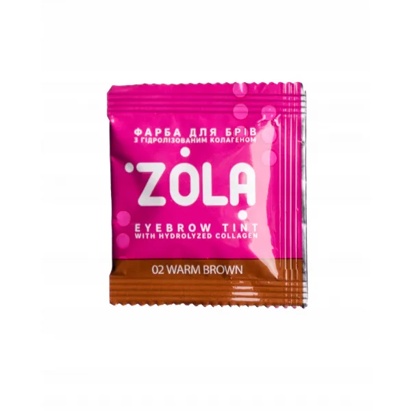 Zola Farbka+oxydant do brwi warm brown 02
