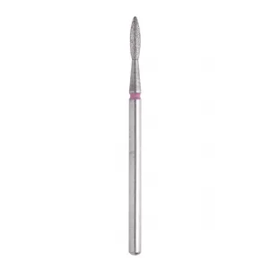 Staleks Frez Diamentowy Płomyk Ostry Czerwony 2,1/8 mm