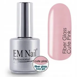 .Fiber Glass Base Cute Pink 15ml EM Nail