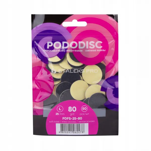 STALEKS PRO NAKŁADKI WYMIENNE PODODISC L 80 grit