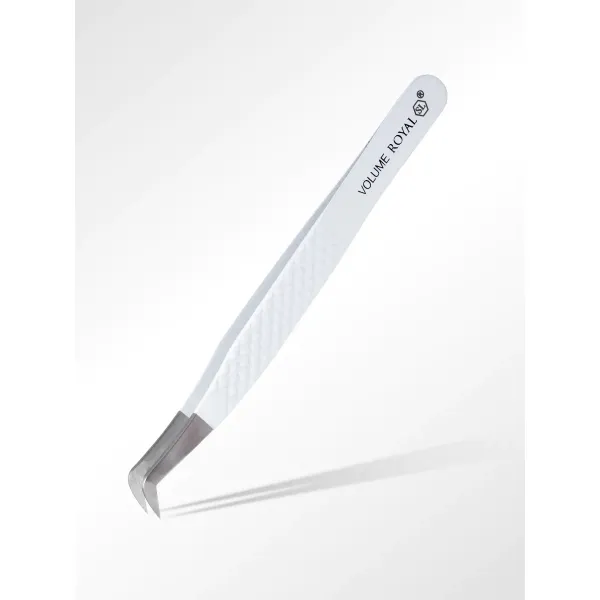 SECRET LASHES Pęseta Volume Royal White