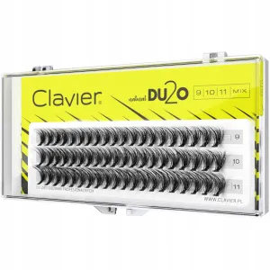 Clavier Kępki Rzęs Natural Du2o 9 10 11 mm Mix