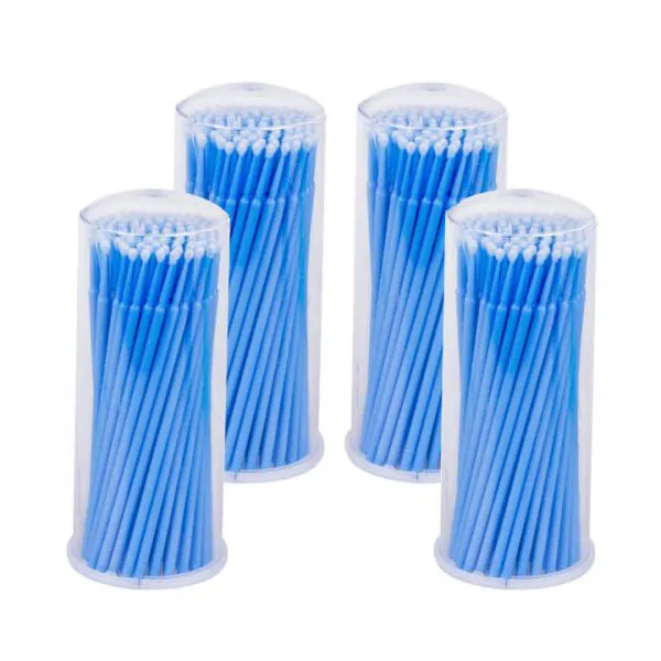 Mikro Aplikatory Do Rzęs 2.5 mm Niebieski 100 szt Tuba