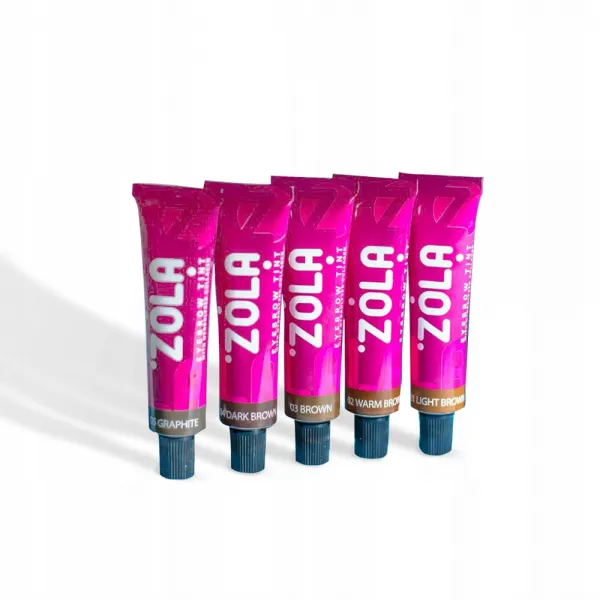 Farbka do brwi, 02 Warm Brown (15ml), Zola
