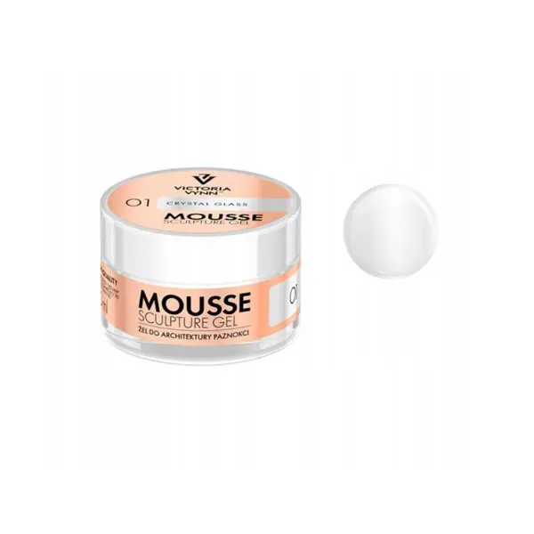 Victoria Vynn Mousse Sculpture Gel Żel Budujący 01 Crystal Glass 15 ml