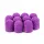 KAPTURKI DO PEDICURE 7 MM 80 grit 10 SZT FIOLETOWY