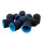 Kapturki Do Pedicure Szare 13 mm 120 grit 10 szt