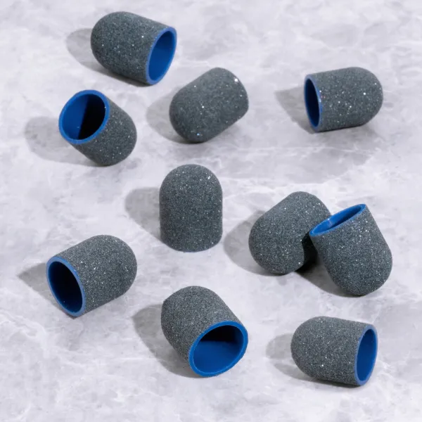 Kapturki Do Pedicure Szare 13 mm 120 grit 10 szt