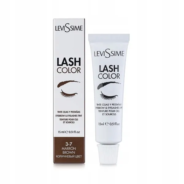 Levissime Farbka Do Brwi i Rzęs Brązowa 15 ml