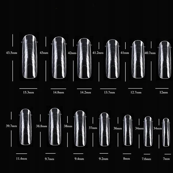 EM Nail Dual Form Formy górne Elegant 130 szt