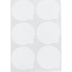Naklejka 5 cm podkładka pod klej do rzęs 6 sztuk