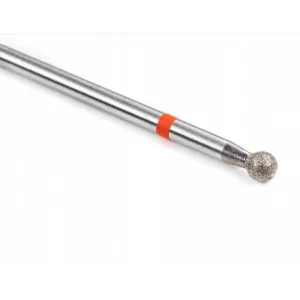 .Staleks Frez Diamentowy Kulka 2,7mm Czerwona