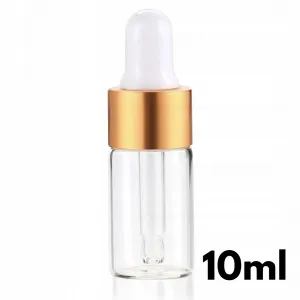 .Butelka 10 ml szklana z pipetką na serum odżywkę