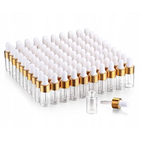 .Butelka 10 ml szklana z pipetką na serum odżywkę