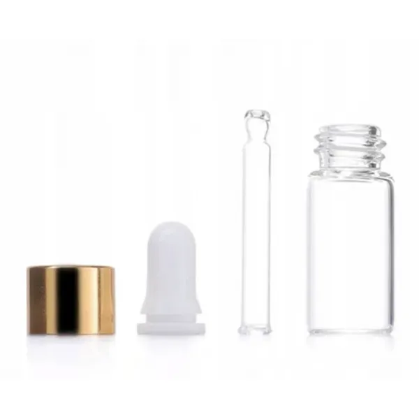 .Butelka 10 ml szklana z pipetką na serum odżywkę