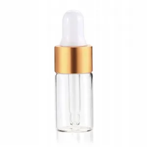 Butelka 5 ml szklana z pipetką na serum odżywkę