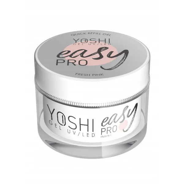 .YOSHI ŻEL EASY PRO GEL UV LED FRESH PINK 50 ML