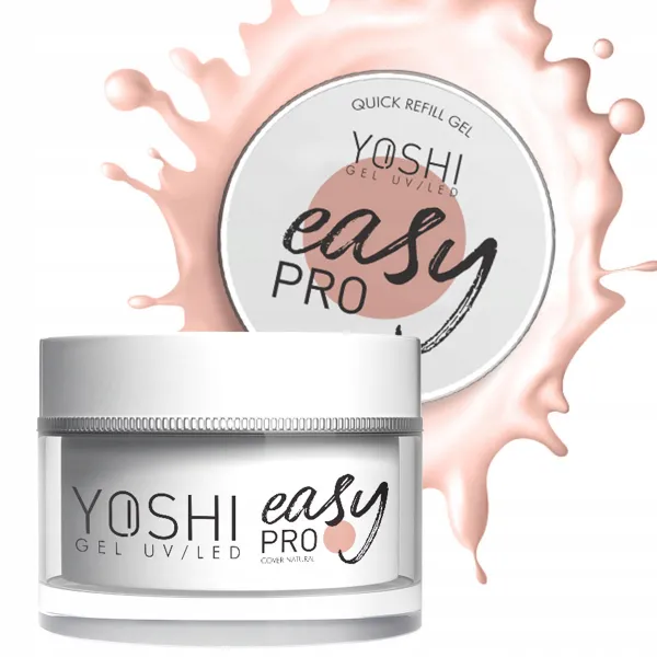 .Yoshi Żel Easy PRO Gel UV LED COVER NATURAL 50 ml