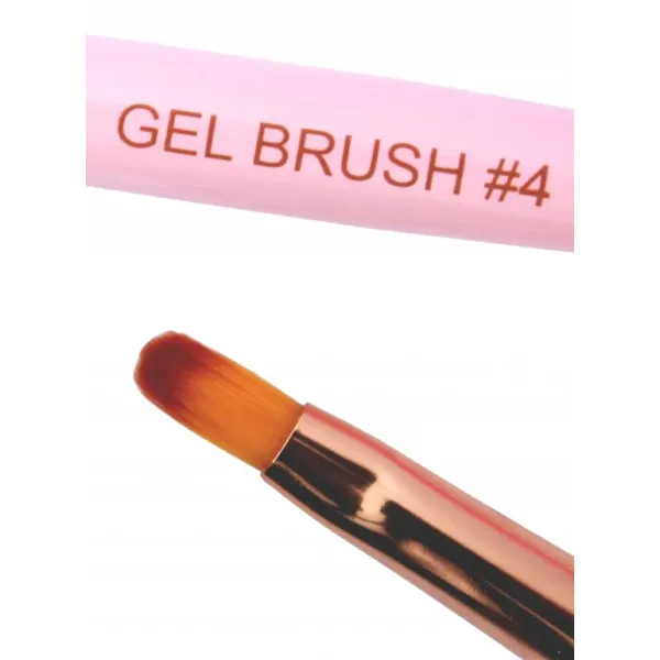 Yoshi pędzelek okrągły gel brush nr 4