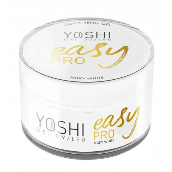 Yoshi Easy Pro Builder Gel Żel Budujący Milky White 15 ml