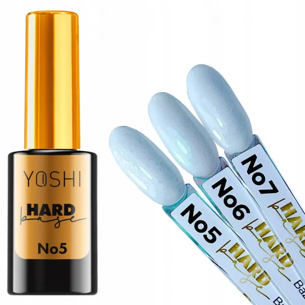 Yoshi Hard Base No.6 10 ml Biała Ze Drobinkami