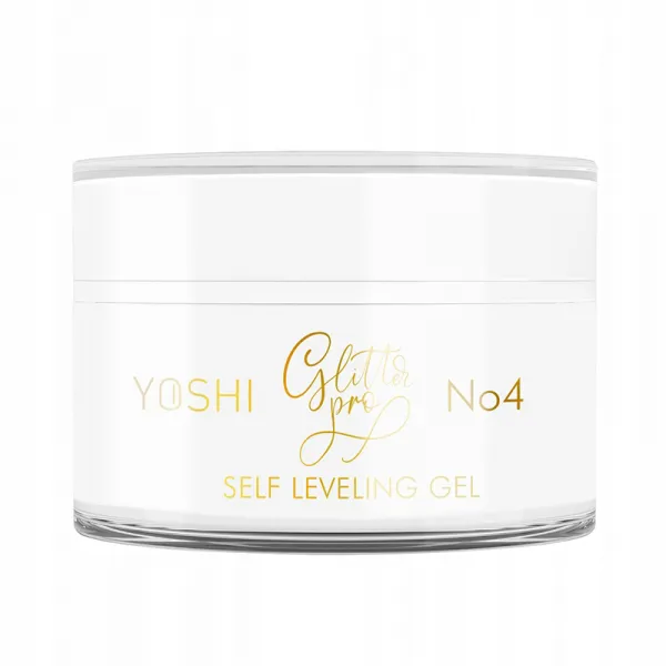 Yoshi Self Leveling Gel Glitter Pro Nr 4 15 ml