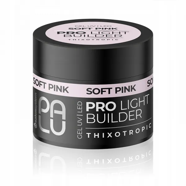 PALU gel budujący żel UV do paznokci Soft Pink 90g