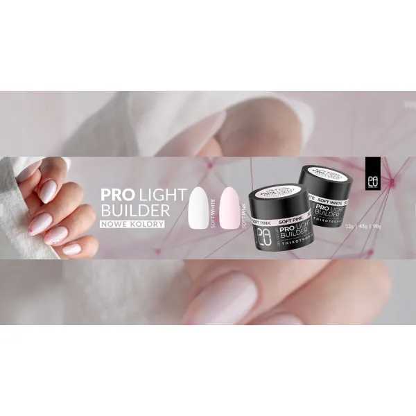 PALU gel budujący żel UV do paznokci Soft Pink 90g