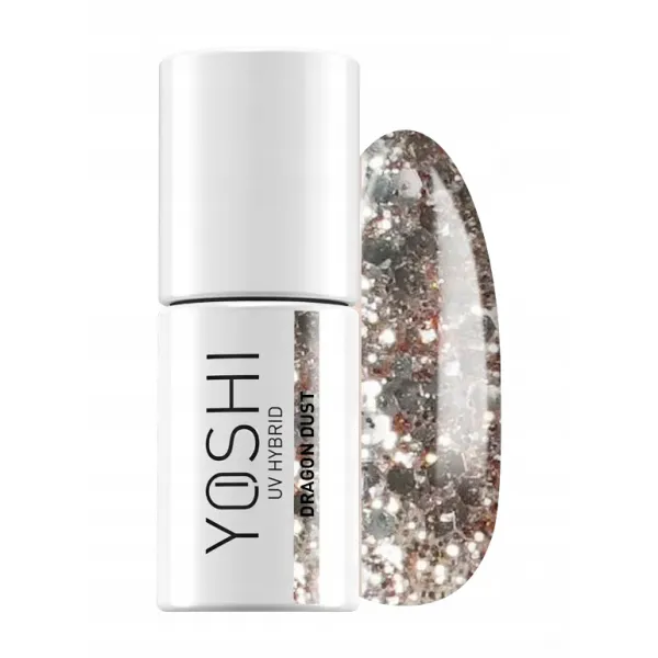 YOSHI Lakier Hybrydowy 109 Dragon Dust brokat 6ml