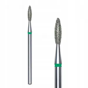 Staleks Frez Diamentowy Płomyk Zielony 2,1/8 mm