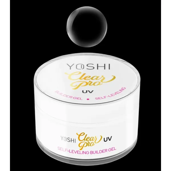 Yoshi Builder Gel Self Leveling uv/led Clear Pro 15 ml