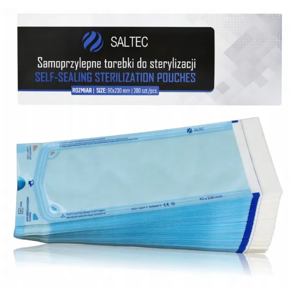 Saltec torebki samoprzylepne do sterylizacji 90x230 mm