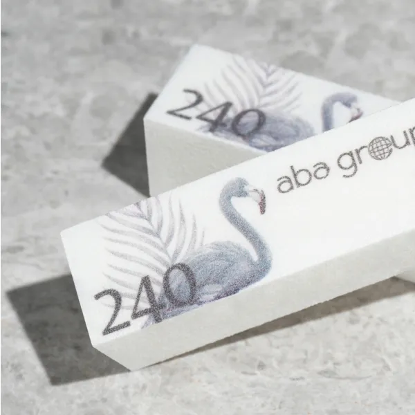 .Aba Group Blok polerski 240/240 Biały FLAMING 10 szt