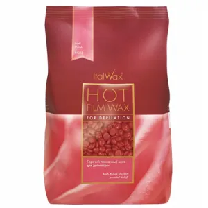 .Wosk PEREŁKI bez pasków Róża - 500 g ItalWax