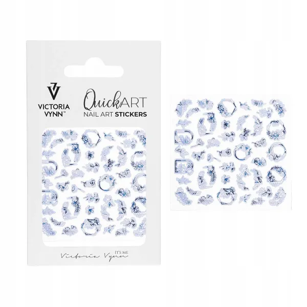 .Naklejki na paznokcie Victoria Vynn QUICK ART 03, L