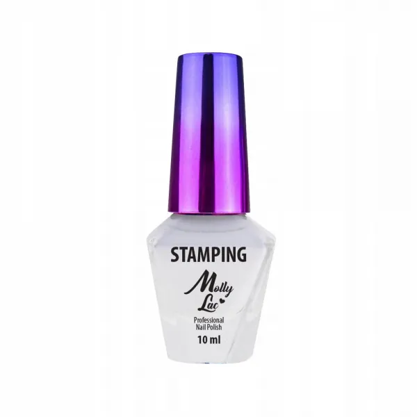 Mollylac Lakier Do Stempli White Biały 10 ml