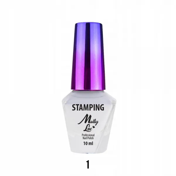 Mollylac Lakier Do Stempli White Biały 10 ml