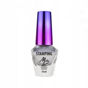 MOLLYLAC LAKIER DO STEMPLI I STEMPINGU SREBRNY NR 3 10 ML