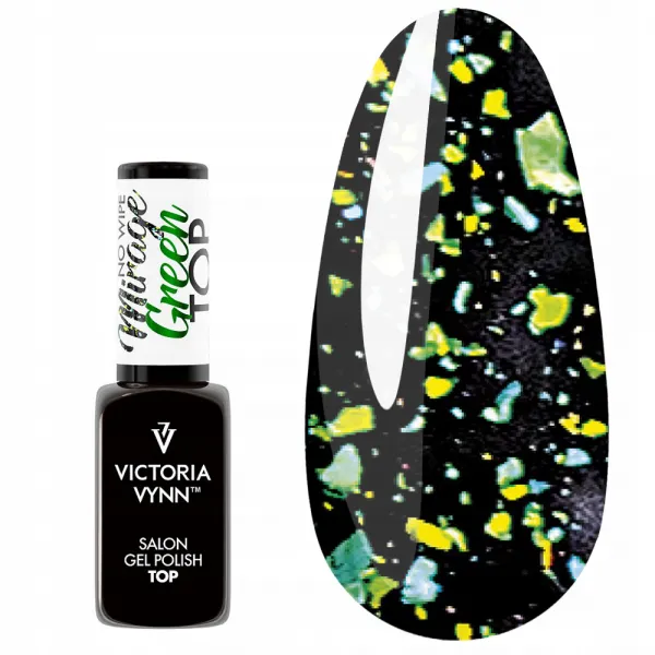 VICTORIA VYNN TOP NO WIPE MIRAGE GREEN 8 ML
