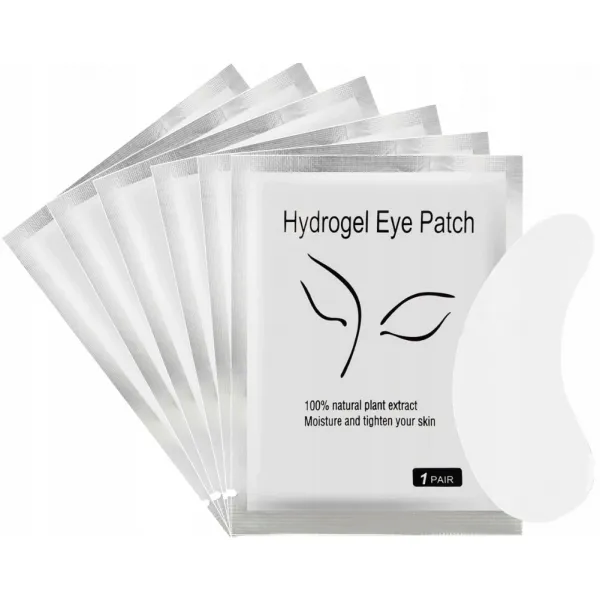 PŁATKI POD OCZY ŻELOWE SREBRNE HYDROGEL 100 SZT/50 PAR