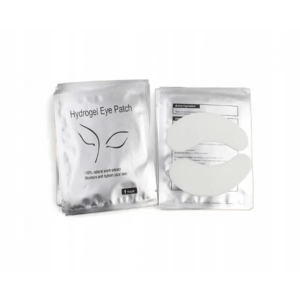 PŁATKI POD OCZY ŻELOWE SREBRNE HYDROGEL 100 SZT/50 PAR