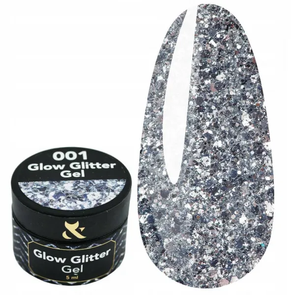 Fox Glow Glitter Gel Nr 001 5 ml