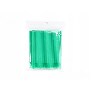 Miko aplikatoey do rzęs 2 mm zielone 100 szt