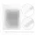 Many Beauty Mikro Aplikatory Brokatowe Srebrne 100 szt